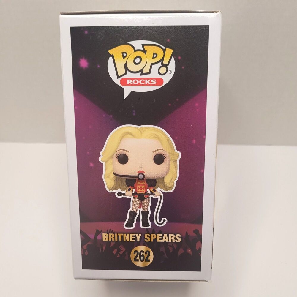 Funko Pop! Rocks Britney Spears Circus #262 New - Picture 3 of 8